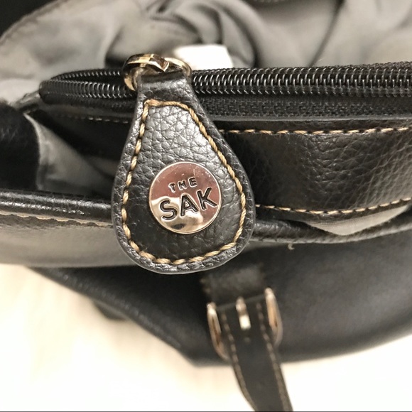 The Sak Black Pebble Leather Tote - Picture 3 of 9